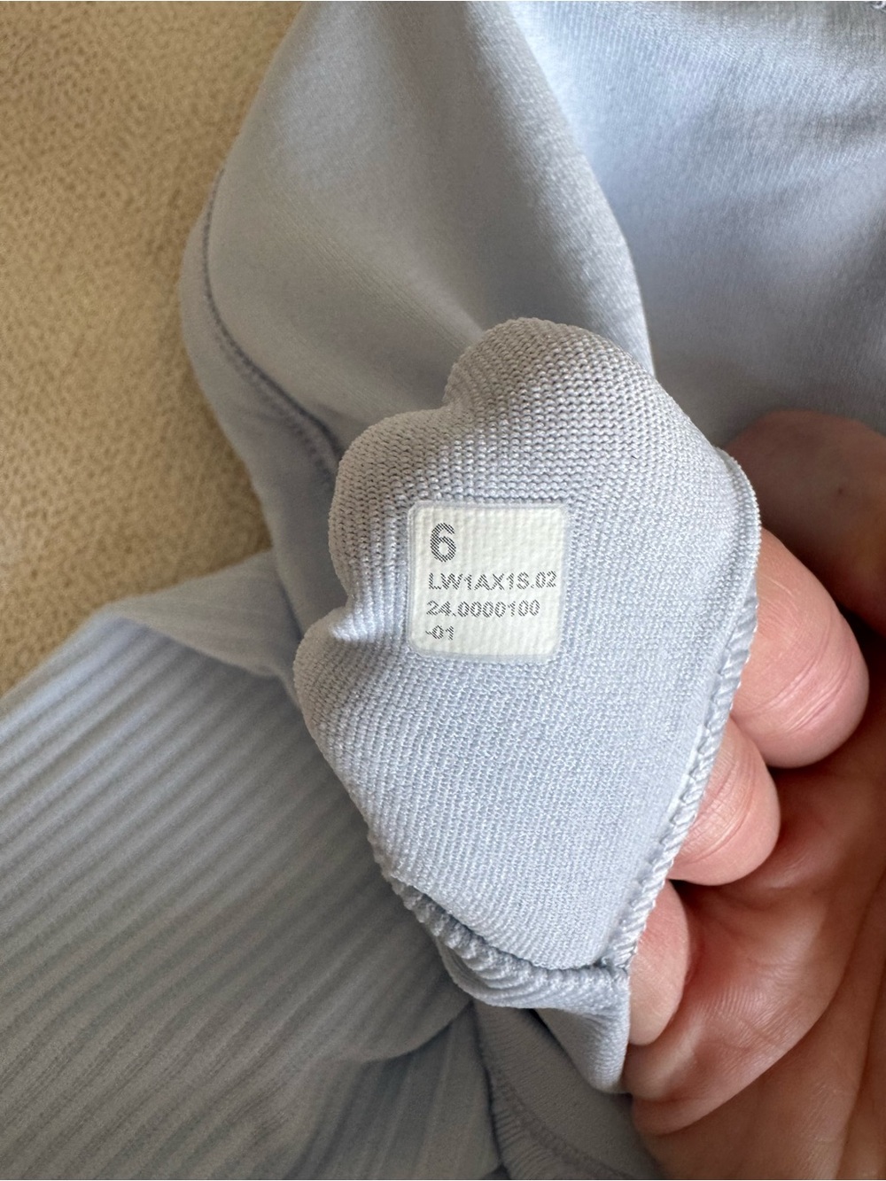 lululemon athletica Light Blue Ribbed Racerback Tank - Picture 2 of 3